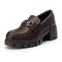 Women's Platform Loafers - Chunky Slip-Ons