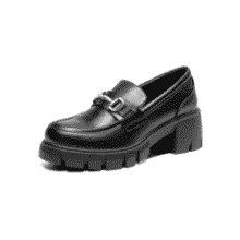 Women's Platform Loafers - Chunky Slip-Ons