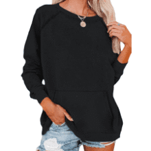 Women's Soft & Lightweight Crew Neck Sweatshirt
