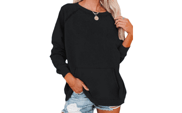 Women's Soft & Lightweight Crew Neck Sweatshirt