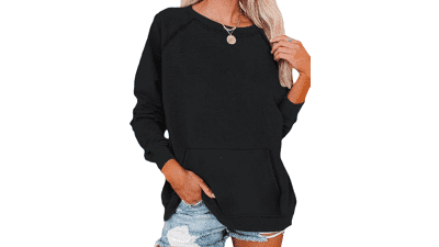 Women's Soft & Lightweight Crew Neck Sweatshirt