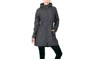 Women's Waterproof Fleece Lined Rain Jacket