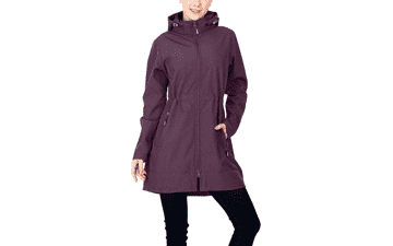 Women's Waterproof Fleece Lined Rain Jacket