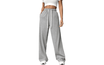 Women's Wide Leg Sweatpants - High Waisted & Baggy