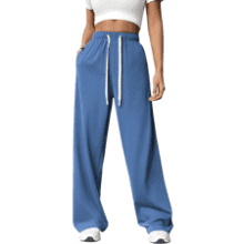 Women's Wide Leg Sweatpants - High Waisted & Baggy