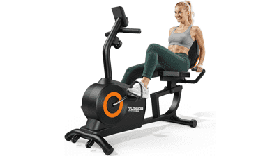 YOSUDA Recumbent Exercise Bike: Seniors & Adults Home Workout