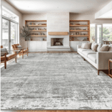 Zesthome 10x14 Washable Area Rug - Non-Slip Modern Rug