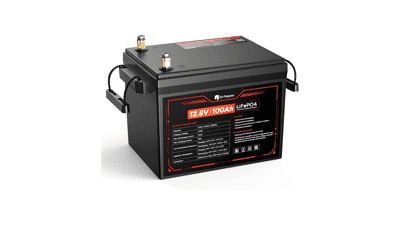 12V 100Ah LiFePO4 Battery - Deep Cycle, Solar Ready