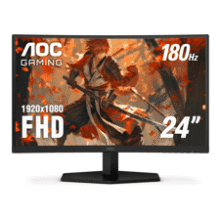 AOC 24" 180Hz Curved Gaming Monitor: FHD, 0.5ms, HDR