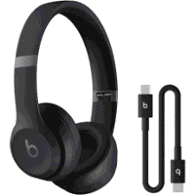 Beats Solo 4: Wireless On-Ear Headphones - Jet Black