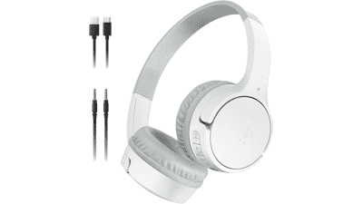 Belkin SoundForm Mini Kids Headphones - White