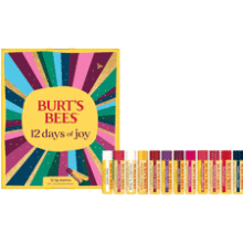 Burt's Bees 12 Days of Joy Lip Balm Set