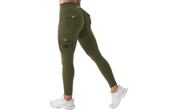 CoreFlex Cargo Leggings - Scrunch Butt Lift - Yoga Gym Pants