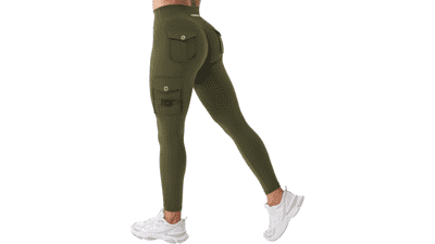 CoreFlex Cargo Leggings - Scrunch Butt Lift - Yoga Gym Pants