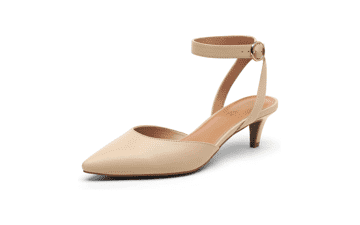 DREAM PAIRS Women's Low Heel Wedding Pumps