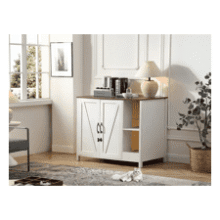 Dog-Proof Cat Litter Box Enclosure with Shelf & Charging Station