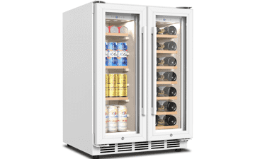Dual Zone Wine and Beverage Refrigerator