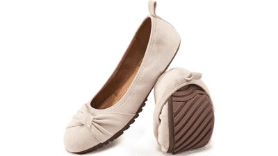 Ecetana Women's Bowknot Ballet Flats
