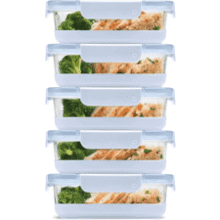Ello Glass Meal Prep Containers