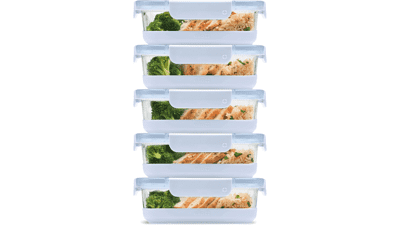 Ello Glass Meal Prep Containers
