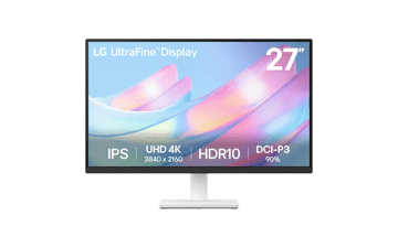 LG 27US500-W 27-Inch 4K UHD HDR10 IPS Monitor