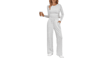 LILLUSORY Women's 2 Piece Lounge Set