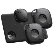 Life360 Essentials Tracker 4-Pack: Find Keys, Wallets & More