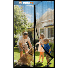 Magnetic Screen Door: Bug & Pet Friendly - Fits 30x80 Doors