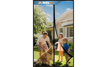 Magnetic Screen Door: Bug & Pet Friendly - Fits 30x80 Doors