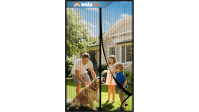 Magnetic Screen Door: Bug & Pet Friendly - Fits 30x80 Doors
