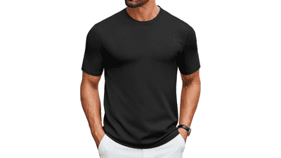 Men's Knit Crewneck Tee - Summer Style