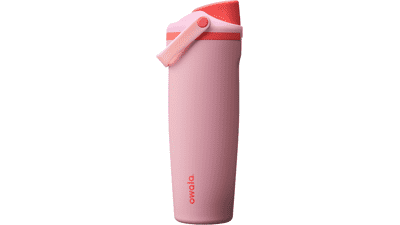 Owala Pink Angel Food Cake Water Bottle: 30oz FreeSip, Leak-Proof