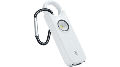 Personal Safety Alarm: 135dB Siren, Rechargeable, LED Strobe