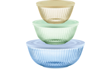 Pyrex Tinted Glass Mixing Bowls