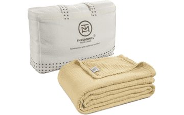 Queen Muslin Blanket: Soft Cotton Gauze - All Season Comfort