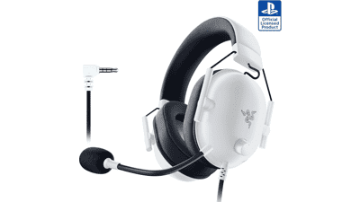 Razer BlackShark V2 X PlayStation Gaming Headset - White