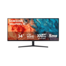 Samsung 34" Ultrawide QHD Monitor - 100Hz, HDR10, FreeSync