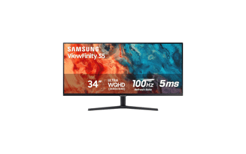 Samsung 34" Ultrawide QHD Monitor - 100Hz, HDR10, FreeSync