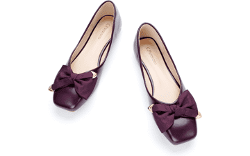 Square Toe Ballet Flats - Women's Dress Shoes