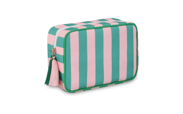 Stripe Makeup Travel Bag