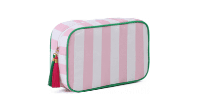 Stripe Makeup Travel Bag