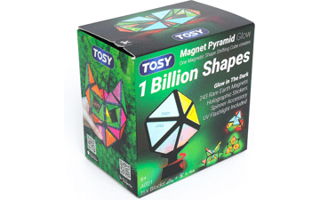 TOSY Magnet Pyramid Glow Puzzle