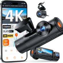 Vantrue N4 Pro S: 4K Triple Channel Dash Cam with Night Vision