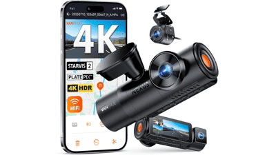 Vantrue N4 Pro S: 4K Triple Channel Dash Cam with Night Vision