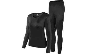 Women's Fleece Lined Thermal Underwear Set