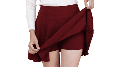 Women's Mini Skater Skirt with Shorts