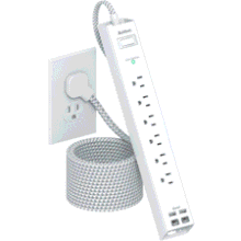 10ft Power Strip Surge Protector
