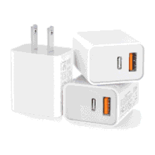 20W Dual Port USB C Charger