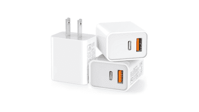 20W Dual Port USB C Charger