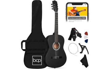 38in Acoustic Guitar Starter Kit